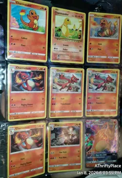 pokemon cards lot Charmander Charmeleon Charizard - Image 2