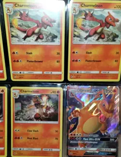 pokemon cards lot Charmander Charmeleon Charizard - Image 3