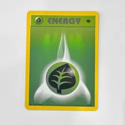 Pokemon Card, 1st Edition Grass Energy 99/102 Base Set - Image 1