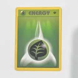 Pokemon Card, 1st Edition Grass Energy 99/102 Base Set - Image 1