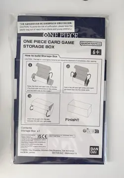 One Piece TCG Official Card Storage Box - Standard Black - Image 2