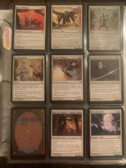 Binder of Magic The Gathering MTG Cards Collectible Card Game 2005 Bulk Lot #8 - Image 1