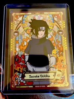 Sasuke Uchiha NARUTO NRSA01-SP-002L5 Naruto Kayou Card - ENGLISH - Heaven Scroll - Image 1