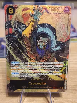 Bandai One Piece CCG Crocodile OP14-120 Special Character Card - Image 1