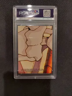 PSA 7 Pikachu Sticker Card 1999 Topps Pokemon - Image 2