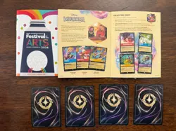 (2) Disney Lorcana Magical Places- Rapunzel & Donald Duck EPCOT Promo Card SETS - Image 2