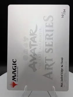 Mai, Jaded Edge Art Card (Gold-Stamped Signature Series) Avatar ATLA MTG (NM) - Image 2