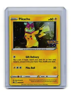 Pikachu SWSH234 Pokemon Go Promo Card - Image 1
