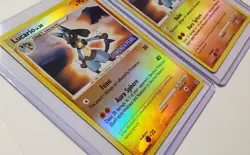 Lucario Reverse Holo Lot of 2 Cards Diamond & Pearl 6/130 2007 Pokemon TCG - Image 4