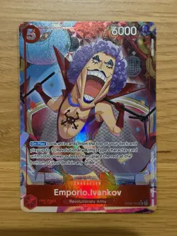 One Piece Emporio Ivankov LP Card PRB-01 Full Art OP06-003 English Dent** - Image 1