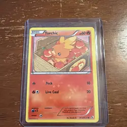 Torchic RC5/RC25 Legendary Treasures: Radiant Collection Holo Pokemon TCG Card - Image 1