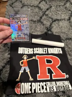 RU One Piece US Voyage , Jan 23, Monkey D. Luffy , P-055 , Card, Poster, Shirt - Image 1