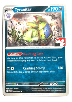 Pokemon Tyranitar Rare + FREE extra Rare card! - Image 1