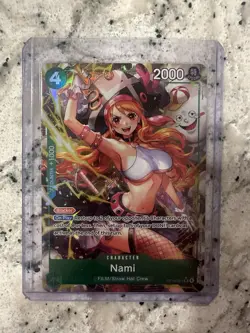 Bandai One Piece Card Game Nami OP14-031 Special Foil Blocker Character Card - Image 1