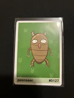 Near Mint Pookiemoot Peenseer Pinsir #0127 Derp Pokemon Fan Art Card - Image 1