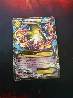 Pokemon M Alakazam EX Full Art Holo Rare Card 26/124 Fates Collide - Image 1