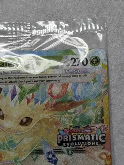 Pokemon TCG Leafeon EX Card 006/131 Stamped Prismatic Evolutions SEALED - Image 5