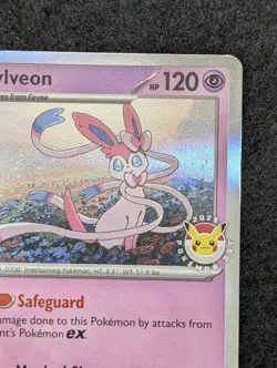 2025 Pokemon Day Stamped Sylveon 040/131 Holo Foil Exclusive Promo Card-NM/M - Image 2