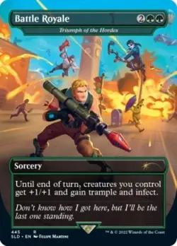MTG English Battle Royale - Triumph of the Hordes NM Foil Secret Lair - Image 1