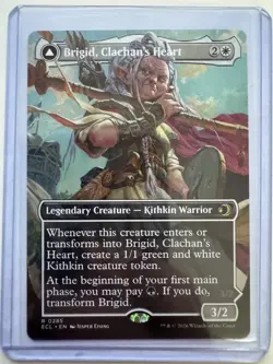 Brigid, Clachan's Heart - BORDERLESS - Lorwyn Eclipsed - MtG- NM #0285 Non-Foil - Image 1