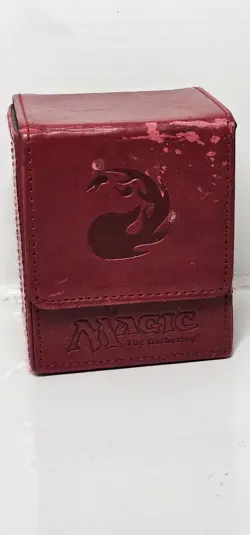 Ultra PRO Red Mountain Mana Alcove Deck Box - MTG Magic: The Gathering - HTF - Image 1