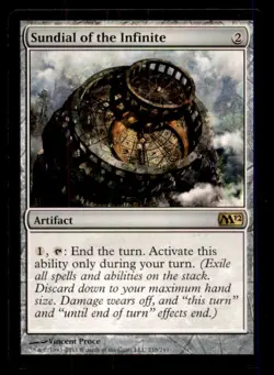 Sundial of the Infinite LP Light Play Magic 2012 MTG [12085] - Image 1