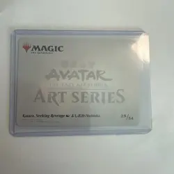 MTG Katara, Seeking Revenge Art Series Avatar: The Last Airbender Gold Stamp - Image 3