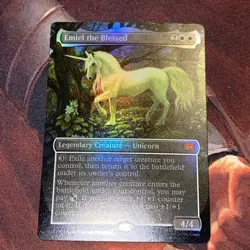 Emiel The Blessed X1 Mtg Double Masters Nm Borderless Foil - Image 1