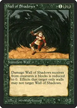 2x Wall of Shadows Legends MP MTG - Image 1