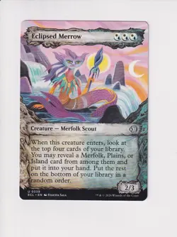 MAGIC THE GATHERING MTG LORWYN ECLIPSED ECLIPSED MERROW SHOWCASE - Image 1