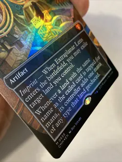 MTG Extraplanar Lens *BORDERLESS FOIL* Commander Masters 0656 NM Mythic - Image 2