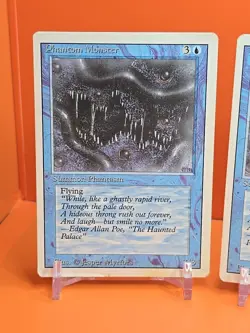 🔵🔵🔵 (4) 1994 MAGIC The Gathering PHANTOM MONSTER 3RD EDITION PLAYED 🔵🔵🔵 - Image 2