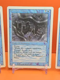 🔵🔵🔵 (4) 1994 MAGIC The Gathering PHANTOM MONSTER 3RD EDITION PLAYED 🔵🔵🔵 - Image 3