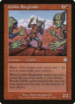 Magic The Gathering MTG GOBLIN RINGLEADER Apocalypse NM Near Mint - Image 1