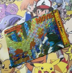 Pokemon Vintage Pocket Monsters Vending HOLO Prism Sticker 1999 Bandai Nintendo - Image 5