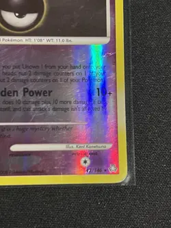 Unown ! Reverse Holo 42/146 - Legends Awakened Pokemon TCG 2008 - HP/DMG - Image 4