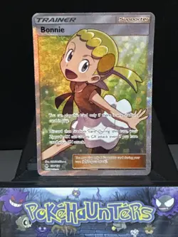 Pokemon Card Bonnie 128/131 Ultra Rare Full Art Forbidden Light Trainer Played - Image 1