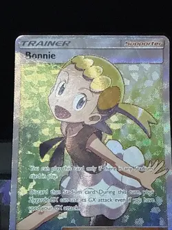 Pokemon Card Bonnie 128/131 Ultra Rare Full Art Forbidden Light Trainer Played - Image 2