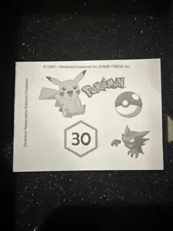 2024 BOX POKEMON Last Evolutions Limited Edition Sticker #30 Tentacool - Image 2