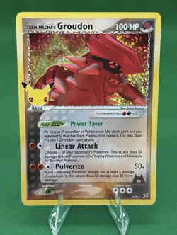 [NM] Team Magma's Groudon 9/95 Celebrations Classic 2021 Rare Holo Pokemon TCG - Image 1