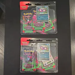 Pokemon SV Shrouded Fable 3 Pack Blister - Holo Pecharunt - Sealed / New - x 2 - Image 1
