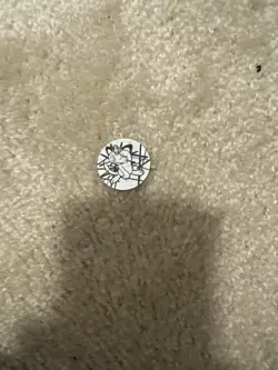 Wizards of the Coast Pokemon TCG Meowth Flip Coin Blue White Collectible 2000 - Image 1