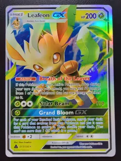 Leafeon GX 13/156 Sm-Ultra Prism Holo pokemon tcg - Image 1