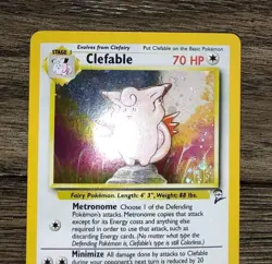 Pokemon Base Set 2 Clefable 5/130 Holo Rare NM - Image 3