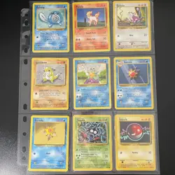⭐Complete Pokemon Base Set Common Uncommon Cards 1999⭐Pokemon Base Set starter - Image 5