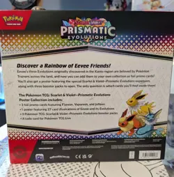 Pokemon TCG SV8.5 Prismatic Evolutions Poster Collection Box Factory Sealed - Image 3