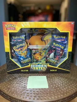 Pokemon 2019 Hidden Fates - Raichu GX Collection Box (Factory Sealed) - Image 1