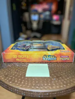 Pokemon 2019 Hidden Fates - Raichu GX Collection Box (Factory Sealed) - Image 4