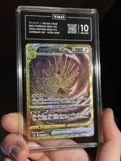 2022 POKEMON JPN SWORD & SHIELD VSTAR UNIVERSE #262 FULL ART/ARCEUS VSTAR TAG 10 - Image 4