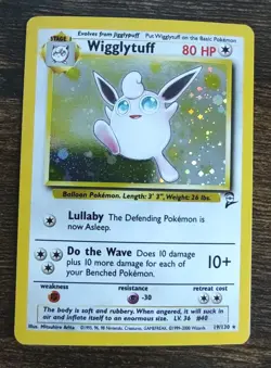 Pokemon Base Set 2 Wigglytuff 19/130 Holo Rare - Image 1